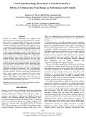 Cover page: Can Group Knowledge Diversity be Created On-the-Fly?:Effects of Collaboration Task Design on Performance and Transfer