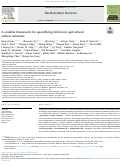 Cover page: A scalable framework for quantifying field-level agricultural carbon outcomes