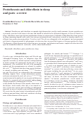 Cover page: Protothecosis and chlorellosis in sheep and goats: a review