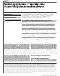 Cover page: Spatial epigenome–transcriptome co-profiling of mammalian tissues
