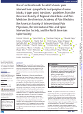 Cover page: Use of corticosteroids for adult chronic pain interventions: sympathetic and peripheral nerve blocks, trigger point injections - guidelines from the American Society of Regional Anesthesia and Pain Medicine, the American Academy of Pain Medicine, the American Society of Interventional Pain Physicians, the International Pain and Spine Intervention Society, and the North American Spine Society