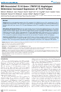 Cover page: IBD-Associated TL1A Gene (TNFSF15) Haplotypes Determine Increased Expression of TL1A Protein