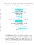 Cover page: Energy stable and efficient finite-difference nonlinear multigrid schemes for the modified phase field crystal equation