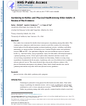 Cover page: Gardening Activities and Physical Health Among Older Adults