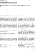 Cover page: Particle Contamination on a Thermal Flying-Height Control Slider