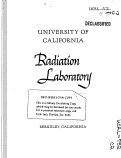 Cover page: CHEMICAL PROPERTIES OF CALIFORNIUM