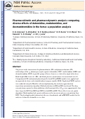 Cover page: Pharmacokinetic and pharmacodynamic analysis comparing diverse effects of detomidine, medetomidine, and dexmedetomidine in the horse: a population analysis.