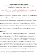 Cover page: Privileged Exclusion in Post-Soviet Kazakhstan: Ethnic Return Migration, Citizenship, and the Politics of (Not) Belonging