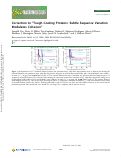 Cover page: Correction to "Tough Coating Proteins: Subtle Sequence Variation Modulates Cohesion".