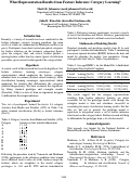 Cover page: What Representation Results from Feature Inference Category Learning?