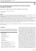 Cover page: Non-operative Management and Outcomes of Femoroacetabular Impingement Syndrome.