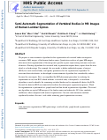 Cover page: Semi-Automatic Segmentation of Vertebral Bodies in MR Images of Human Lumbar Spines.