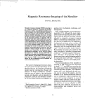 Cover page: Magnetic Resonance Imaging of the Shoulder