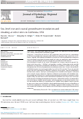 Cover page: Sea-level rise and coastal groundwater inundation andshoaling at select sites in California, USA