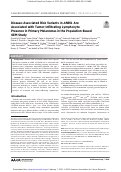 Cover page: Disease-Associated Risk Variants in ANRIL Are Associated with Tumor-Infiltrating Lymphocyte Presence in Primary Melanomas in the Population-Based GEM Study