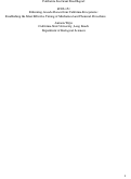 Cover page: Eradicating Arundo Donax from California Ecosystems:  Establishing the Most Effective Timing of Mechanical and Chemical Procedures