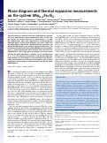 Cover page: Phase diagram and thermal expansion measurements on the system URu2−xFexSi2