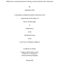 Cover page: Global, Non-scattering Solutions to Energy Critical Geometric Wave Equations