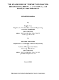 Cover page: The Relationship of Vehicle Type Choice to Personality, Lifestyle, Attitudinal, and Demographic Variables