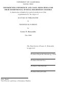 Cover page: Distributed Inference and Data Sketching for High Dimensional Spatial Regression Models