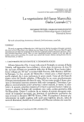 Cover page: La vegetazione del fiume Marecchia (Italia Centrale)