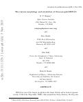 Cover page: THE CURIOUS MORPHOLOGY AND ORIENTATION OF ORION PROPLYD HST-10