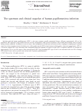 Cover page: The spectrum and clinical sequelae of human papillomavirus infection