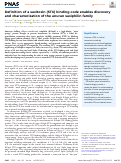 Cover page: Definition of a saxitoxin (STX) binding code enables discovery and characterization of the anuran saxiphilin family