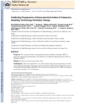 Cover page: Predicting Progression of Glaucoma from Rates of Frequency Doubling Technology Perimetry Change