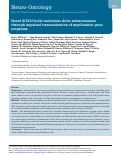 Cover page: Novel SOX10 indel mutations drive schwannomas through impaired transactivation of myelination gene programs