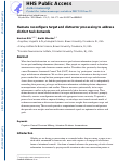 Cover page: Humans reconfigure target and distractor processing to address distinct task demands.