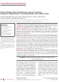 Cover page: Product Related Adult Genitourinary Injuries Treated at Emergency Departments in the United States from 2002 to 2010