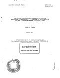 Cover page: IMPLEMENTING THE REQUIREMENT TO REDUCE RADIATION EXPOSURE TO ""...AS LOW AS PRACTICABLE AT THE LAWRENCE BERKELEY LABORATORY.