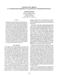 Cover page: Arguments and Adjuncts: A Computational Explanation of Asymmetries in Attachment Preferences