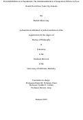 Cover page: From Rehabilitation to Punishment: The Institutionalization of Suspension Policies in Post-World War II New York City Schools