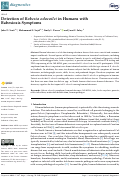 Cover page: Detection of Babesia odocoilei in Humans with Babesiosis Symptoms