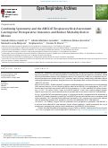 Cover page: Combining Spirometry and the ARISCAT Respiratory Risk Assessment Can Improve Postoperative Outcomes and Reduce Mortality Risk in Mexico.