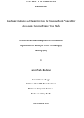 Cover page: Combining Qualitative and Quantitative tools for Enhancing Social Vulnerability Assessments: Peruvian Farmers’ Case Study