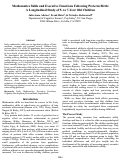 Cover page: Mathematics Skills and Executive Functions Following Preterm Birth:A Longitudinal Study of 5- to 7-Year Old Children