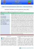 Cover page: Patient-centered endodontic outcomes: a narrative review.