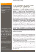 Cover page: On the Information Content of Cosmic‐Ray Neutron Data in the Inverse Estimation of Soil Hydraulic Properties