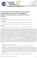 Cover page: Characterizing borehole fluid flow and formation permeability in the ocean crust using linked analytic models and Markov chain Monte Carlo analysis