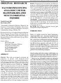 Cover page: Factors Influencing Analgesic Use for Skatepark-Related Musculoskeletal Injuries