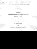 Cover page: The Role of Nutrient Content in Diet in the Etiology of Dental Crowding