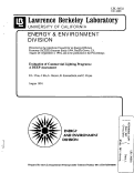 Cover page: Evaluation of Commercial Lighting Programs: A DEEP Assessment