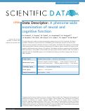 Cover page: A phenome-wide examination of neural and cognitive function.