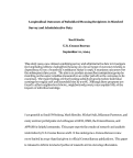 Cover page of Longitudinal Outcomes of Subsidized Housing Recipients in Matched Survey and Administrative Data