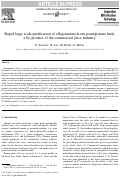 Cover page: Rapid large scale purification of ellagitannins from pomegranate husk, a by-product of the commercial juice industry