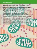 Cover page: Clinical Efficacy of ONC201 in H3K27M-Mutant Diffuse Midline Gliomas Is Driven by Disruption of Integrated Metabolic and Epigenetic Pathways.