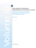 Cover page: International performance measurement and verification protocol: Concepts and Practices for Determining Energy Savings in Renewable Energy Technologies Applications